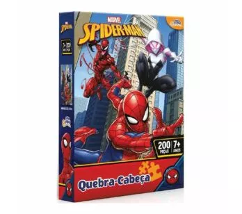 Quebra-Cabeça - 200 Peças - Marvel - Spiderman - Toyster