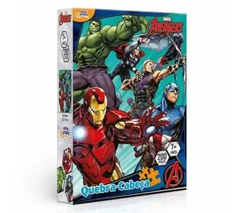Quebra-Cabeça - 200 Peças - Marvel - Avengers - Toyster