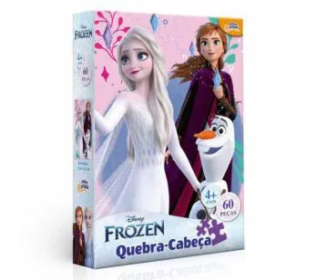 Quebra-Cabeça - 60 Peças - Disney - Frozen - Toyster