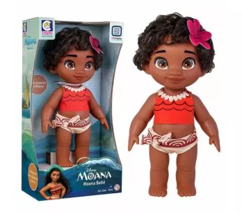 Boneca de Vinil - 36 cm - Princesas Disney - Moana Bebê - Cotiplás