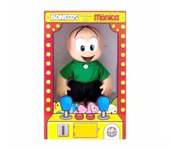 Boneco - 35 cm - Turma da Mônica Tradicional - Cebolinha - Sid-Nyl