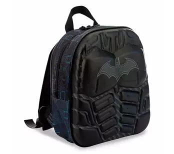 Lancheira 3D Infantil - Batman - Uniforme - Preta - P - Maxtoy