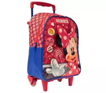 Mochila de Rodinhas Infantil - Disney - Minnie Mouse X1 - Xeryus