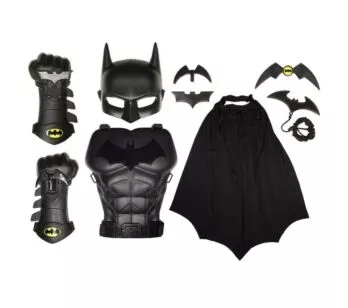Conjunto e Fantasia com Acessórios - DC - Batman - 12 Peças - Rosita