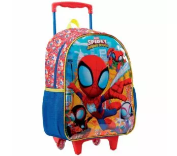 Mochila de Rodinhas Infantil - 16 - Marvel - Spidey X - Xeryus