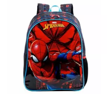 Mochila de Costas Infantil - 16 - Marvel - Homem-Aranha X2 - Xeryus
