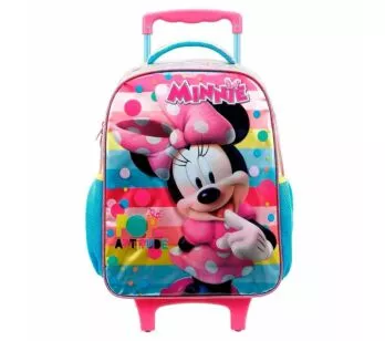 Mochila de Rodinhas Infantil - Disney - Minnie Mouse S - Xeryus
