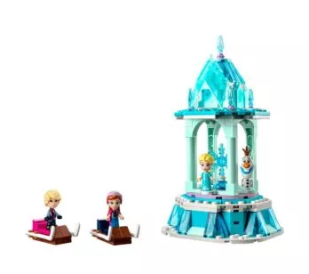 Blocos de Montar - Carrossel Mágico da Anna e da Elsa - 175 peças - LEGO Disney Frozen