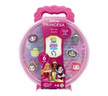 Kit Infantil - Disney Princesas - Anéis - Toyng