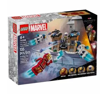 Blocos de Montar - Homem de Ferro e Legião vs Hydra - 135 peças - LEGO Marvel