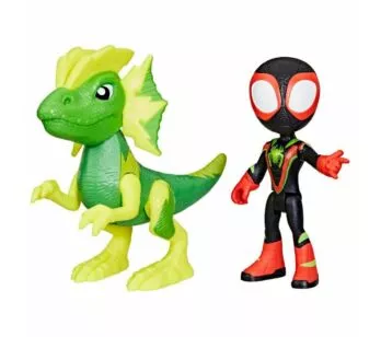 Bonecos - Marvel Spidey Dino-Webs - Morales e Electrosaurus - Hasbro