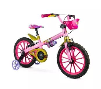 Bicicleta Infantil com Rodinhas - Aro 16 - Disney Princesas 2 - Nathor